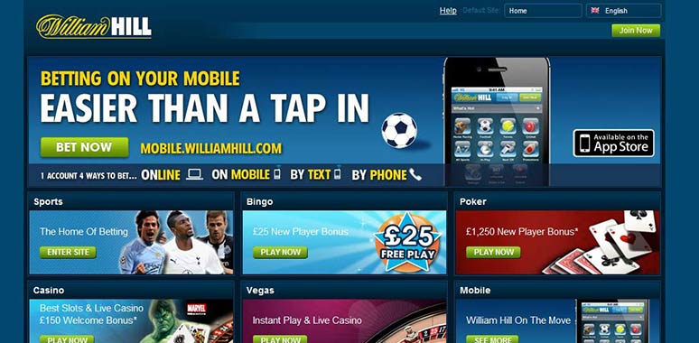 online betting with william hill